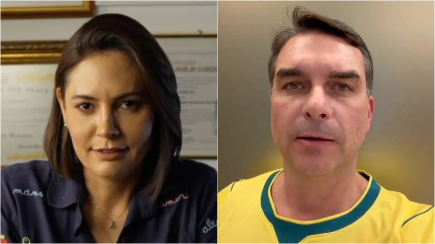 Michelle Bolsonaro anuncia pré-candidatura ao Senado, com o apoio de Flávio